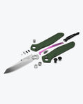 Benchmade 9400 Auto Osborne Green Aluminum - Exploded Parts View | Benchmade Knife Co.