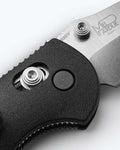 Mini Griptilian® Black Grivory® Drop-point - AXIS Lock Detail | Benchmade Knife Co.