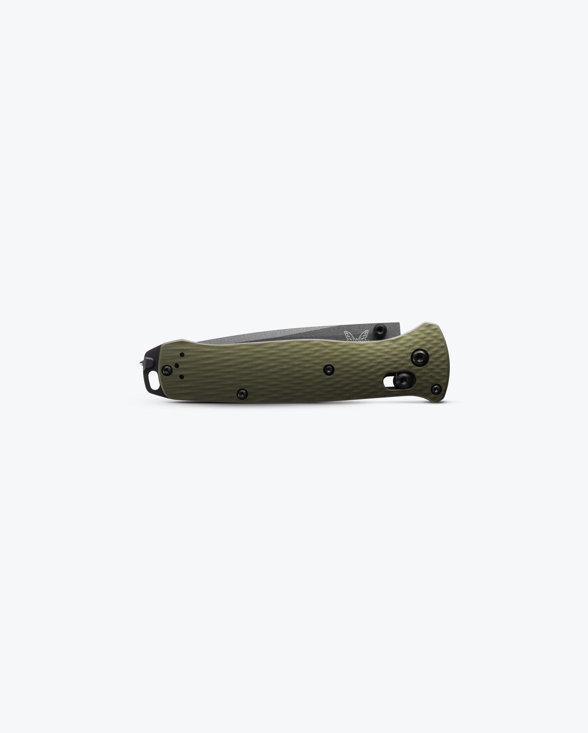 Benchmade Bailout Woodland Green Aluminum Folding Knife - Closed Profile View | Benchmade Knife Co.