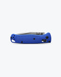 Blue Grivory Benchmade Bugout Closed - Profile View | Benchmade Knife Co.