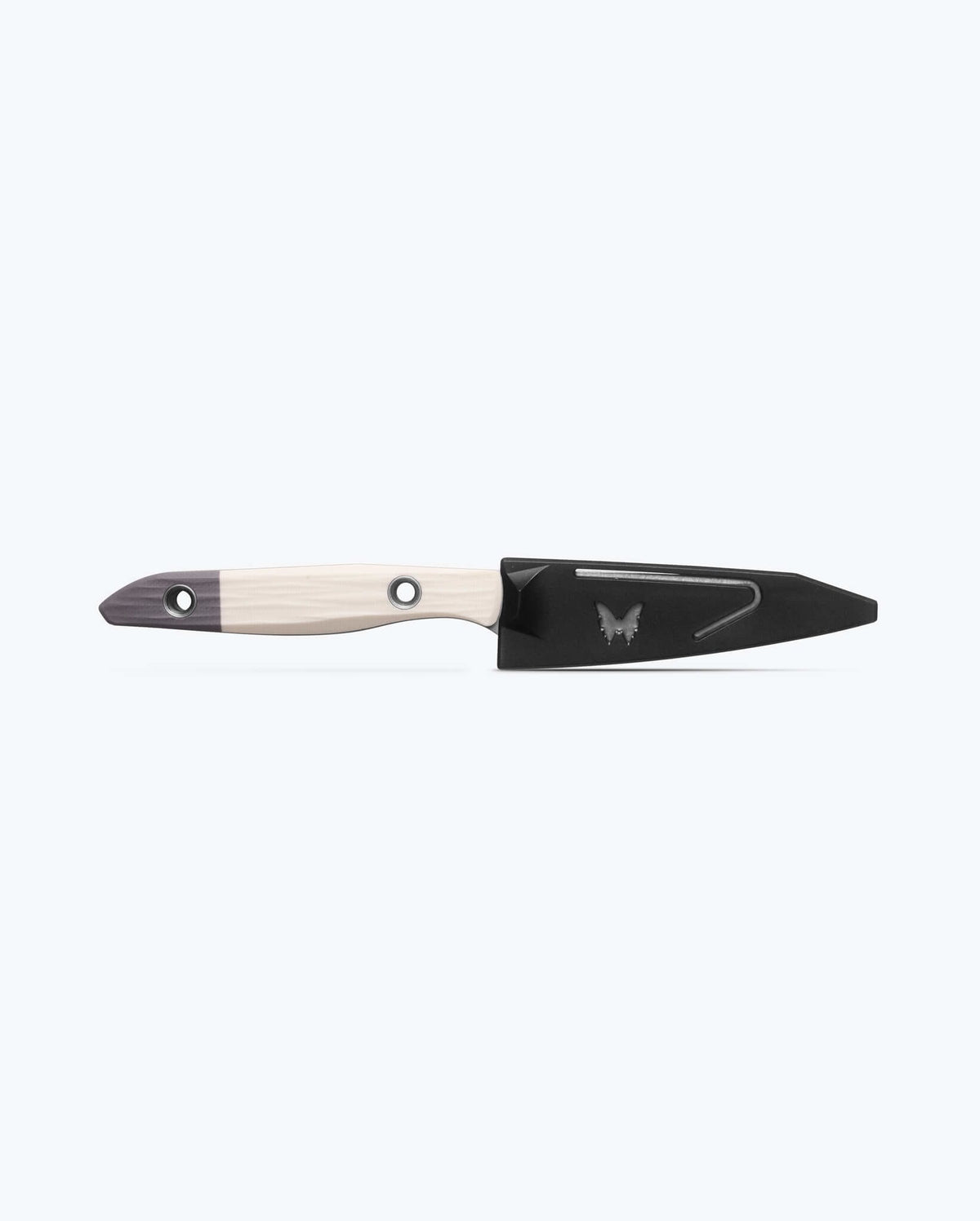 Custom True Paring Knife with Black Sheath - Front View | Benchmade Knife Co.