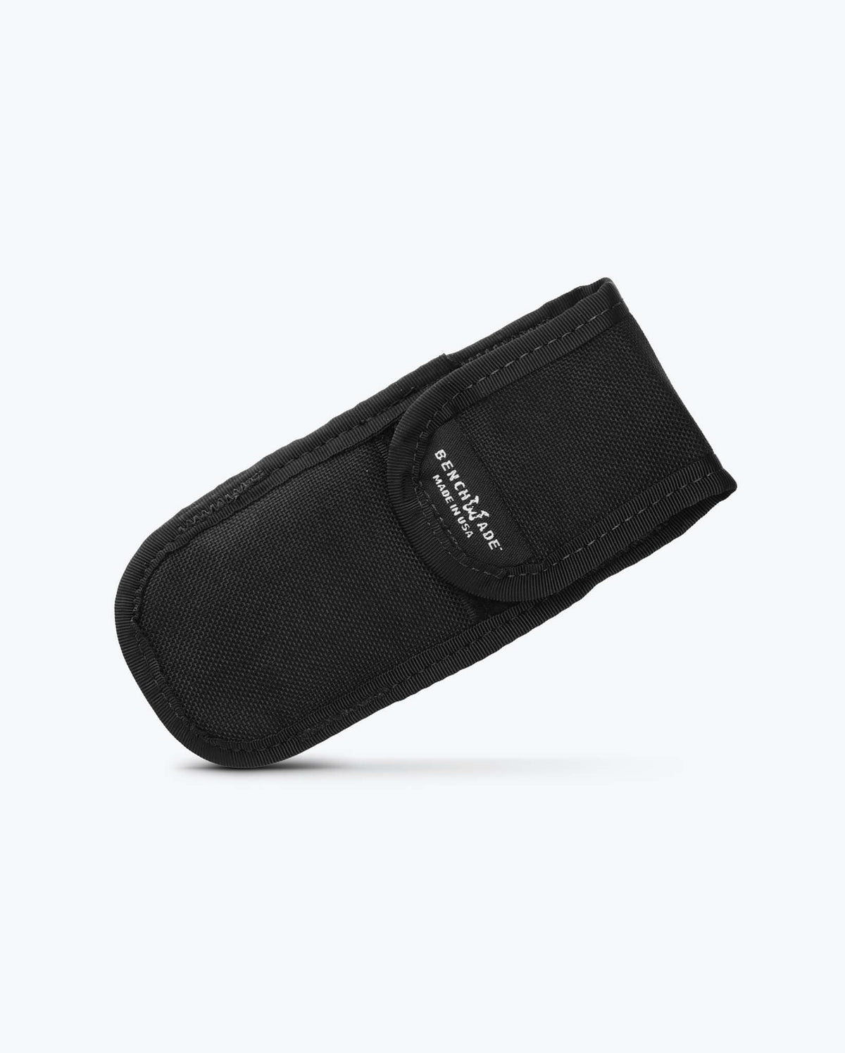 Black Ballistic Nylon Soft Sheath Large - Diagonal Angle View | Benchmade Knife Co.