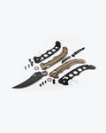 Mini Bedlam® Black/Coyote/OD Scimitar - Exploded Parts Assembly | Benchmade Knife Co.