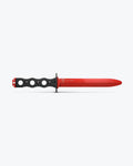 Red SOCP® Fixed Blade Trainer - Flat Side View | Benchmade Knife Co.