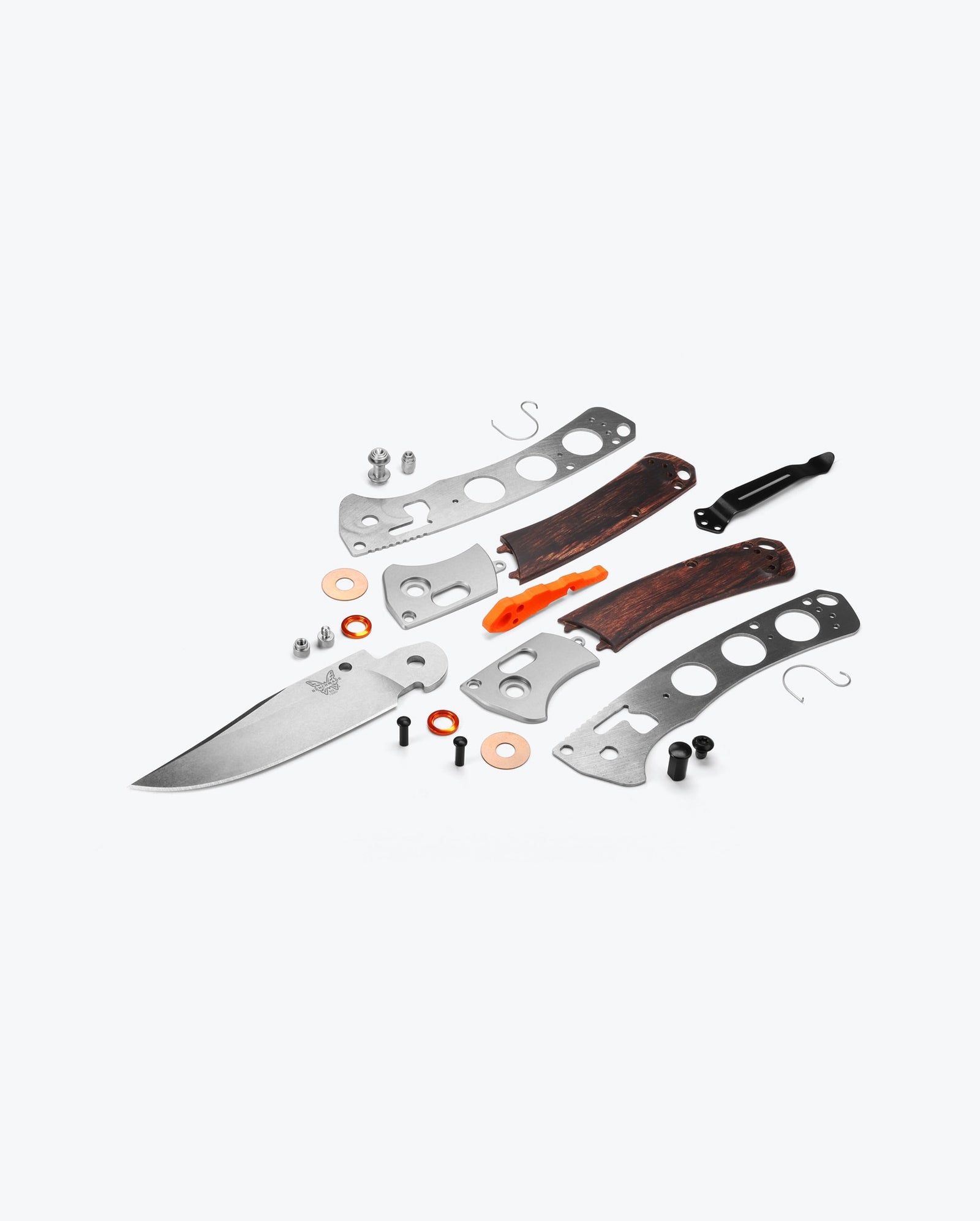 Mini Crooked River 15085-2 Complete Parts & Components - Exploded View | Benchmade Knife Co.