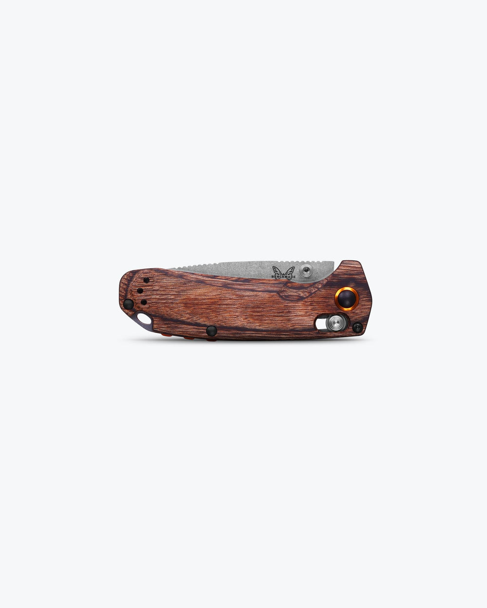 Benchmade North Fork Stabilized Wood Drop-point - Closed Profile View | Benchmade Knife Co.
