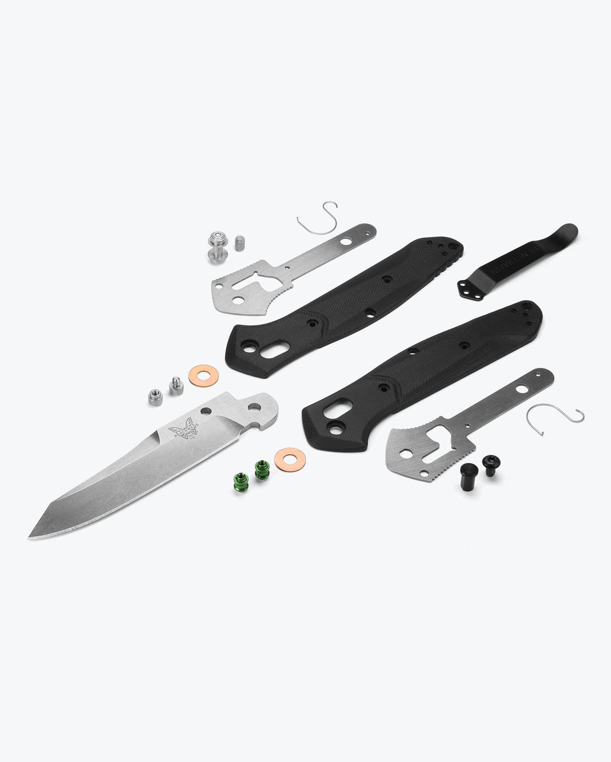 Benchmade 940-2 Osborne Black G10 Knife - Exploded Parts Assembly View | Benchmade Knife Co.