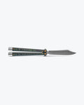 Necron™ Jungle Wear Green - Back View Open Position | Benchmade Knife Co.