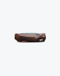 Grizzly Creek Stabilized Wood Drop-point - Closed Front View | Benchmade Knife Co.