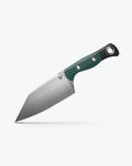 Custom Station Knife - Green Handle Side Angle | Benchmade Knife Co.