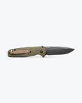 CLA | OD Green G10 CPM MagnaCut - Opened Side View | Benchmade Knife Co.