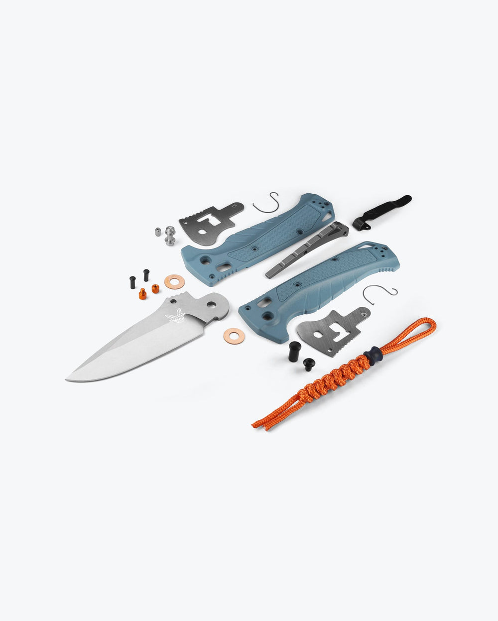 Benchmade Adira Drop-point Exploded Components View | Benchmade Knife Co.