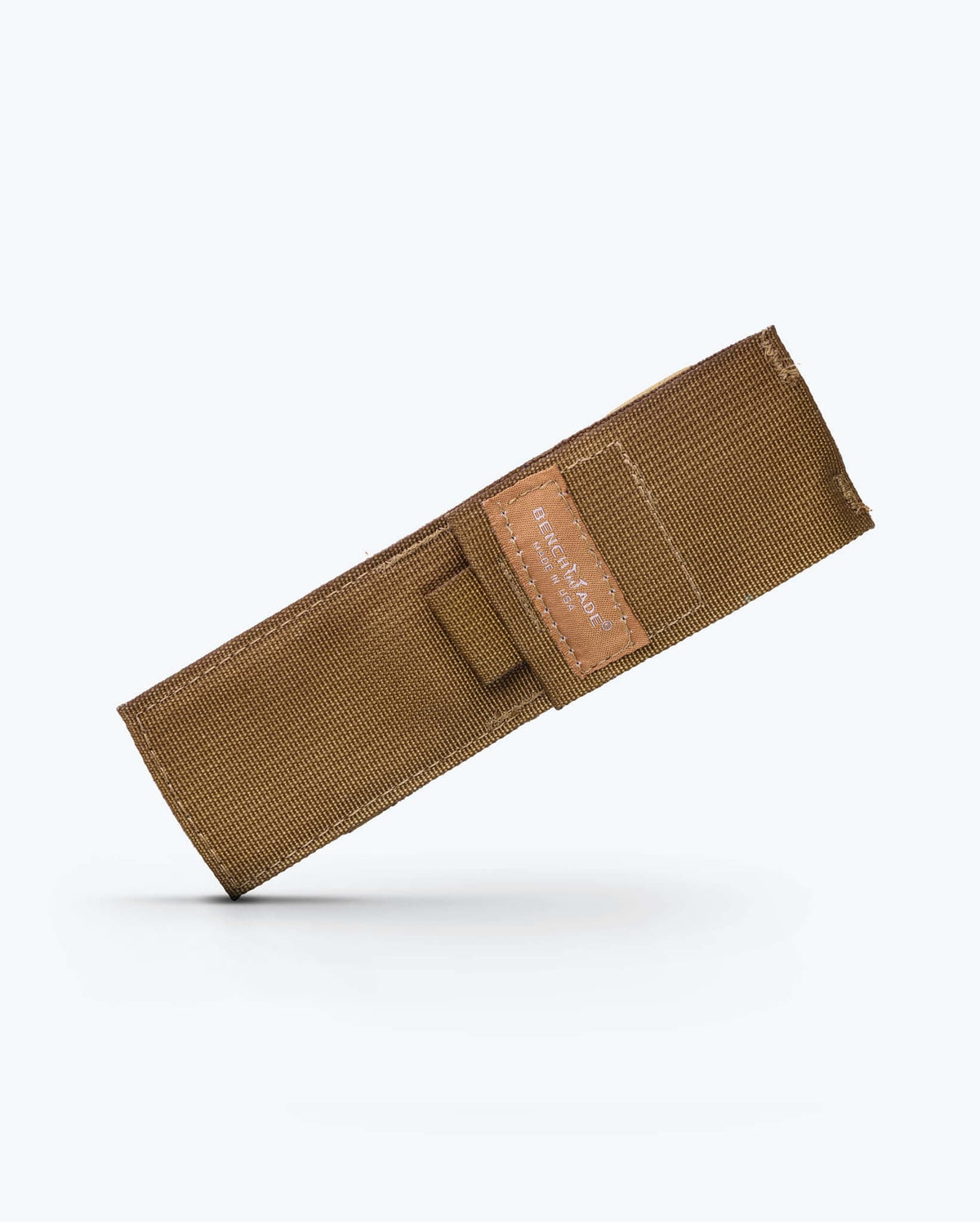 Coyote Tactical Hook Pouch - Angled View MOLLE Compatible | Benchmade Knife Co.