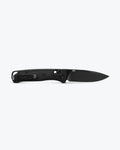 Black Mini Bugout® CF-Elite® Folding Knife - Back View Open | Benchmade Knife Co.