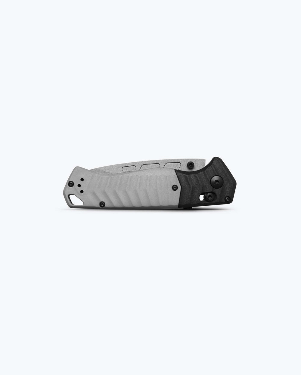 PSK® Gray Grivory® - Storm Gray Handle Front View | Benchmade Knife Co.