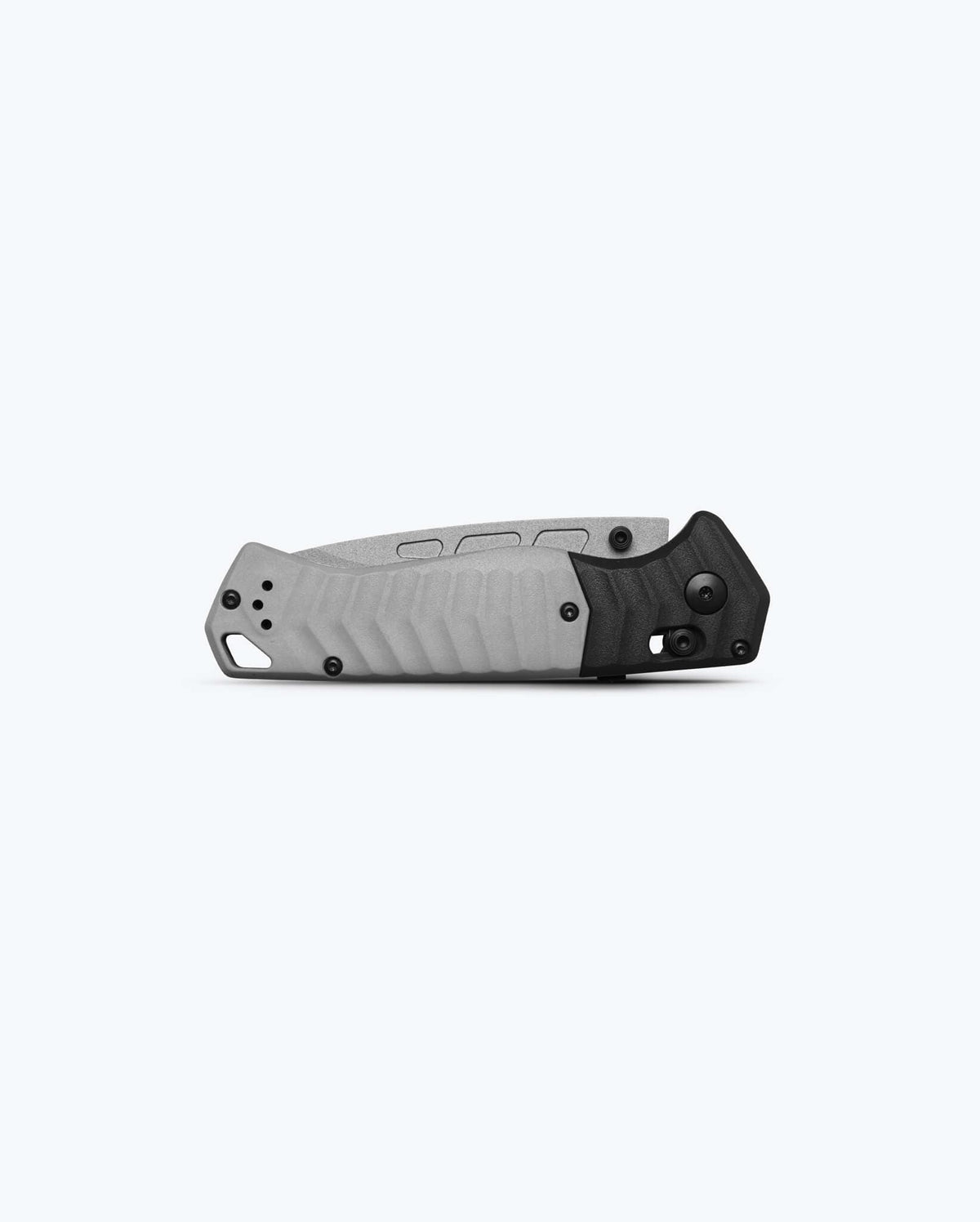 PSK® Gray Grivory® - Storm Gray Handle Front View | Benchmade Knife Co.
