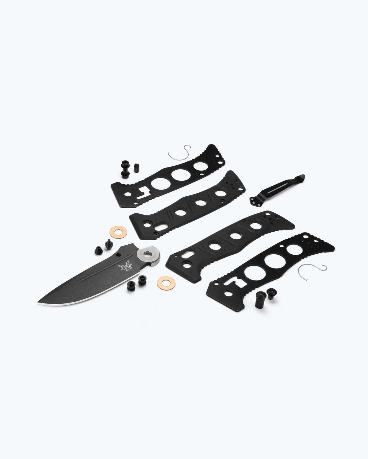 Eighth product image showing an exploded view of the knife