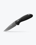Mini Griptilian® Black Grivory® Drop-point - Angled Open View | Benchmade Knife Co.