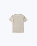 Cream BKC Women's Oversized Fit Tee - Back View plain cotton fabric | Benchmade Knife Co.