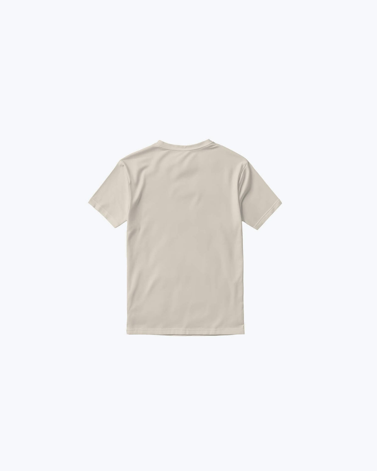 Cream BKC Women's Oversized Fit Tee - Back View plain cotton fabric | Benchmade Knife Co.