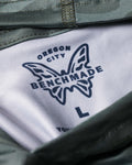 Benchmade Butterfly Sun Hoodie - Oregon City Inner Tag Close-Up, Camo Fishing Apparel | Benchmade Knife Co.