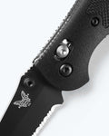 Mini Griptilian® Black Grivory® AXIS Lock Close-up Detail | Benchmade Knife Co.