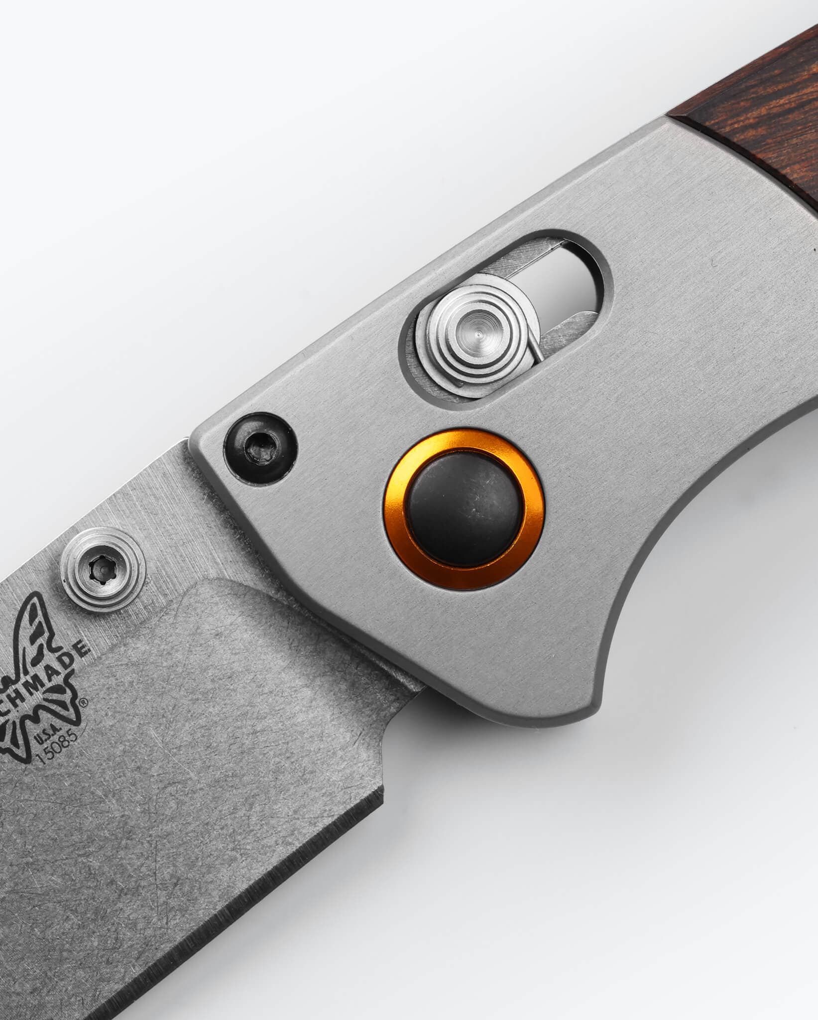15085-2 Mini Crooked River - Wood Handle Hunting Pocket Knife