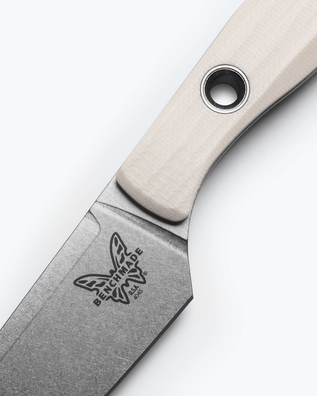 Benchmade Logo Close-Up Detail - CPM-154 Steel Tang | Benchmade Knife Co.