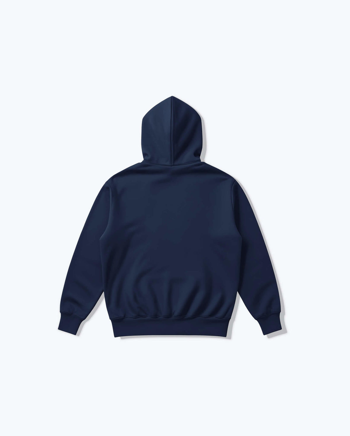 Navy Heavy Butterfly Pullover Hoodie - Back View Clean Design | Benchmade Knife Co.