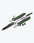 Benchmade 9400 Auto Osborne Green Aluminum Knife - Exploded Parts View | Benchmade Knife Co.