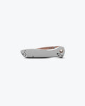 Benchmade SEVEN | TEN® Gray Aluminum Recurve - Closed Side View | Benchmade Knife Co.