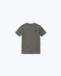 Asphalt Cotton Trawler SS Tee - Alternate Front View, Benchmade Chest Logo | Benchmade Knife Co.