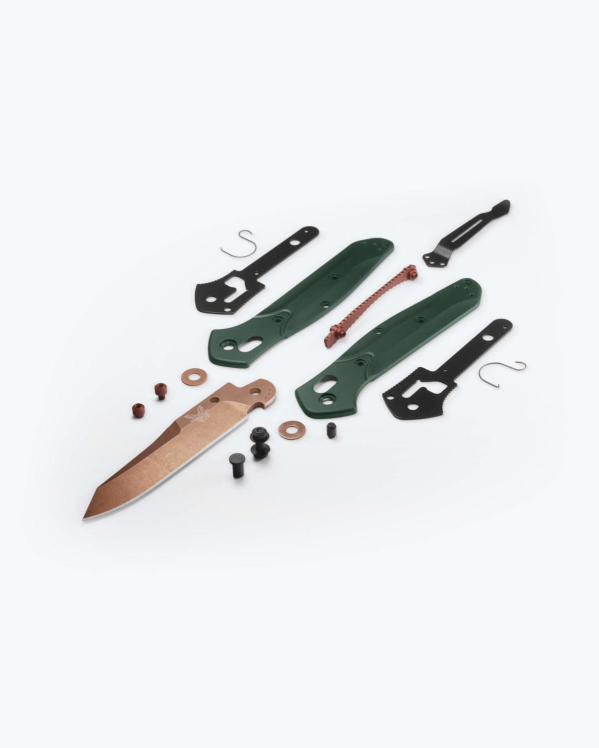 Eighth product image showing an exploded view of the knife