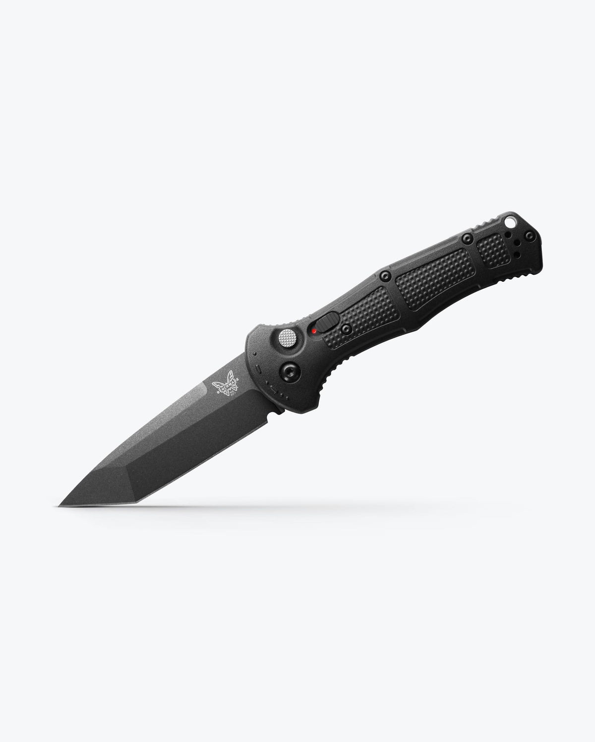 Black Benchmade Claymore Tanto OTF Knife - 45 Degree Angle | Benchmade Knife Co.