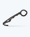 Black Steel 8 Hook O2 Wrench Angled View - Emergency Cutter | Benchmade Knife Co.
