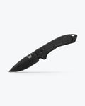Mini Narrows™ Black Titanium EDC Knife - Angled Tip Down | Benchmade Knife Co.