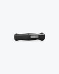 Black Aluminum Infidel® Automatic Knife - Closed Front View | Benchmade Knife Co.