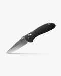 Benchmade Griptilian Black Grivory Drop-point S30V - Angled Open View | Benchmade Knife Co.