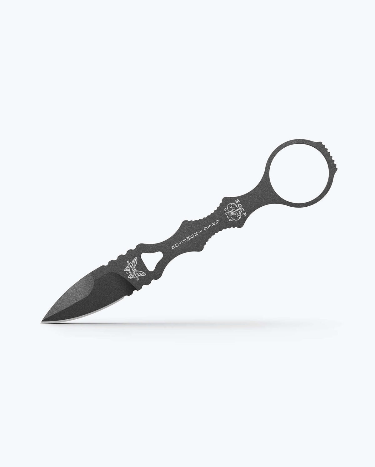 Tungsten Gray Mini SOCP® Dagger - Horizontal Profile View | Benchmade Knife Co.
