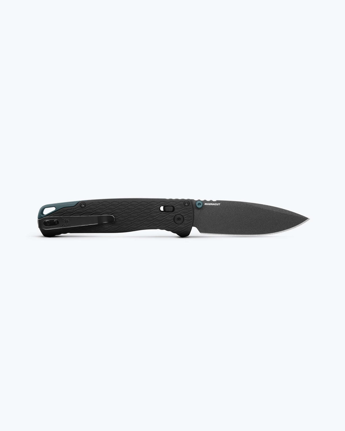 Bugout® Vapyr™ Black Aluminum Drop-Point - Back Open Profile | Benchmade Knife Co.