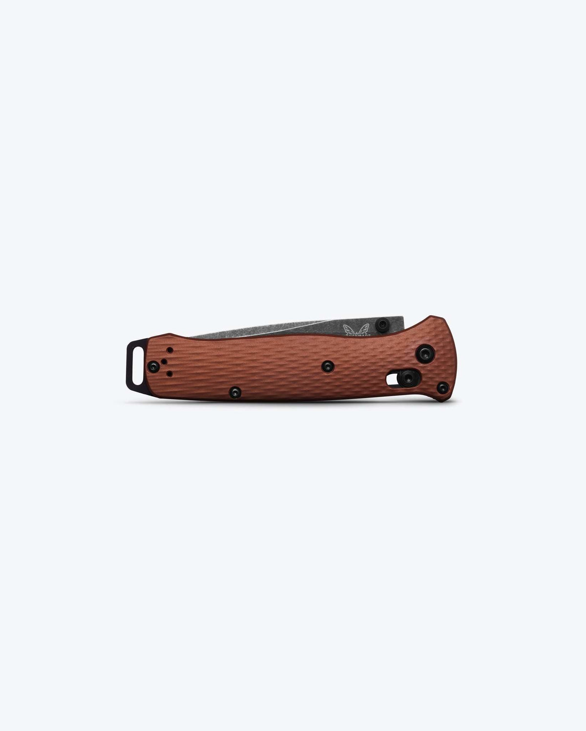 Bailout Burnt Copper Aluminum SBK Tanto Closed - Side View | Benchmade Knife Co.