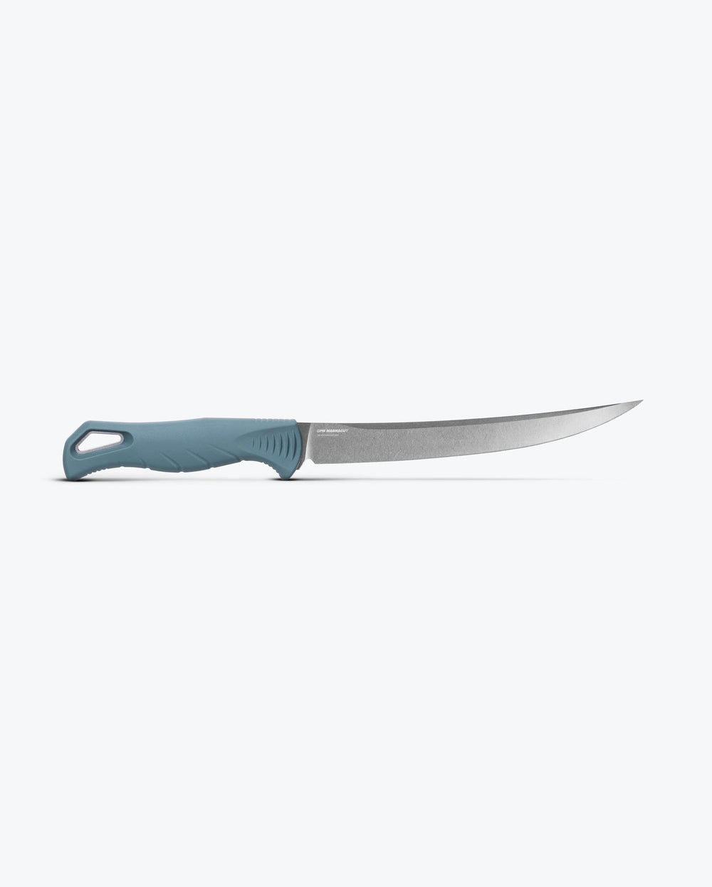 Benchmade Fishcrafter™ Depth Blue Santoprene® 7" Trailing Point Fillet Knife - Flat Lay | Benchmade Knife Co.