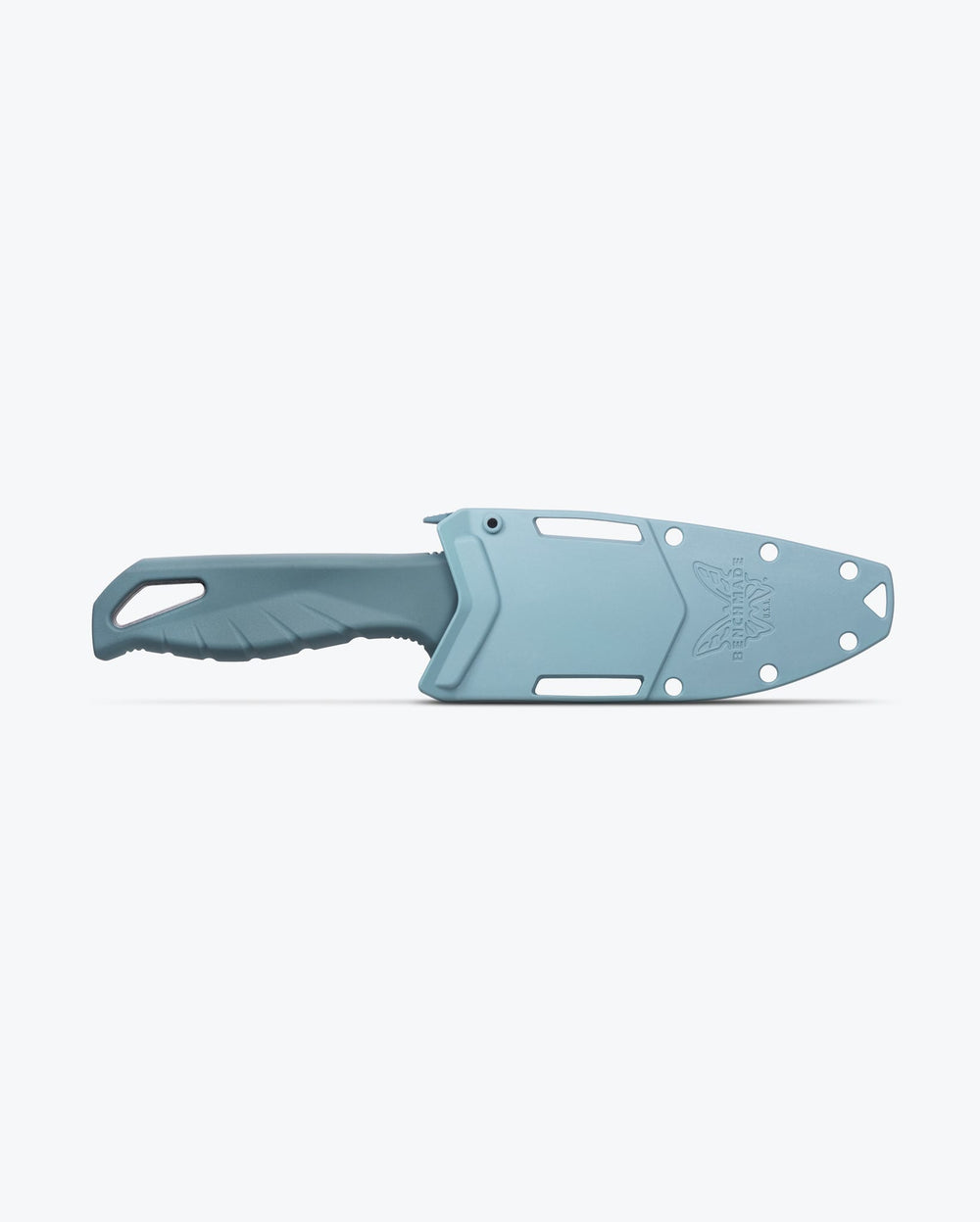 Benchmade Undercurrent™ Depth Blue Santoprene® Sheepsfoot with Sonar Gray Sheath | Benchmade Knife Co.