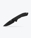 Narrows™ Black Titanium Drop-point Knife - Angled Open View | Benchmade Knife Co.