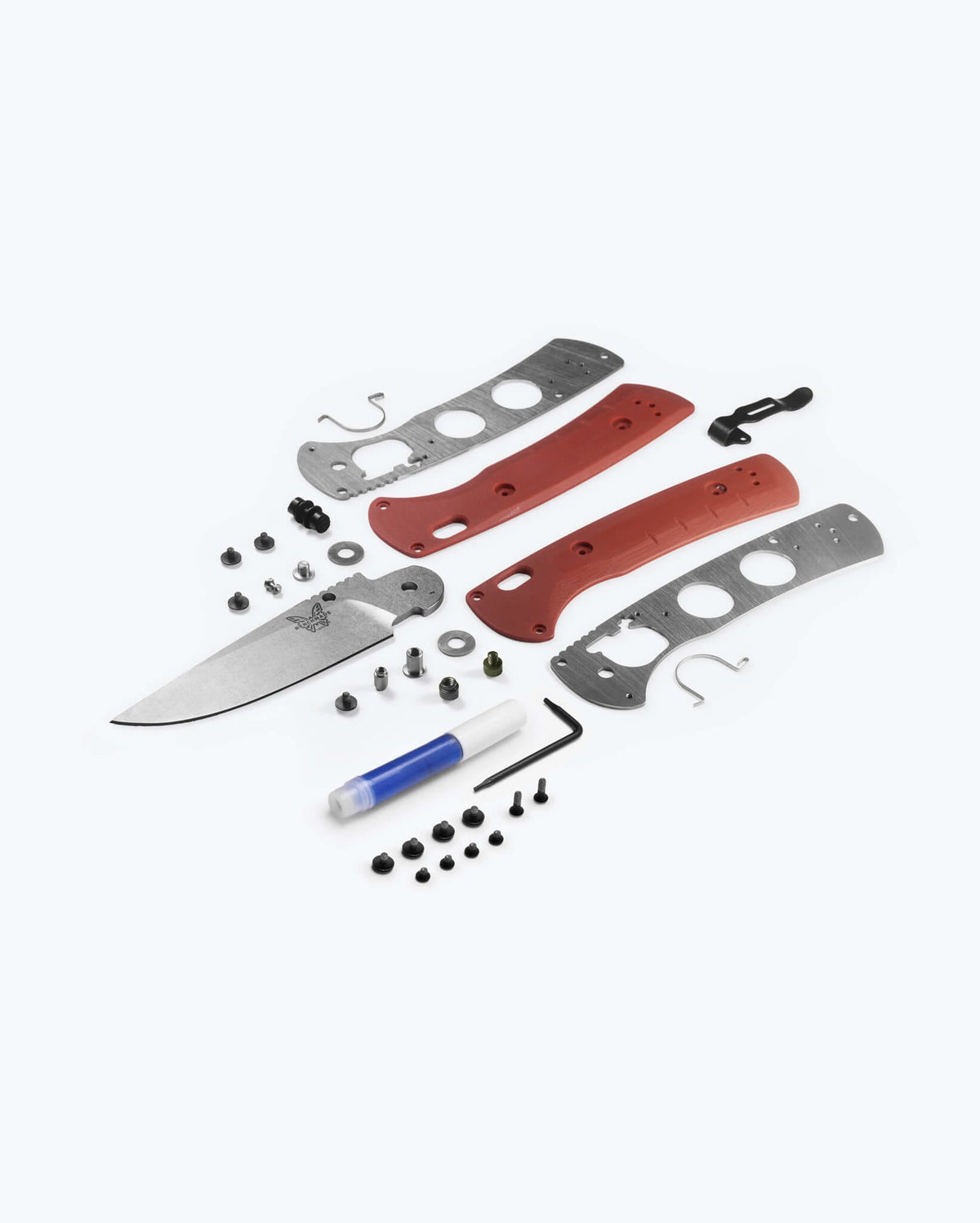 Eighth product image showing an exploded view of the knife