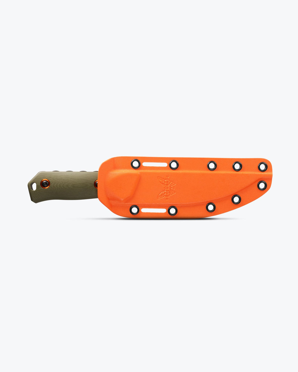 Raghorn® OD Green G10 Hunting Knife in Orange Kydex Sheath | Benchmade Knife Co.