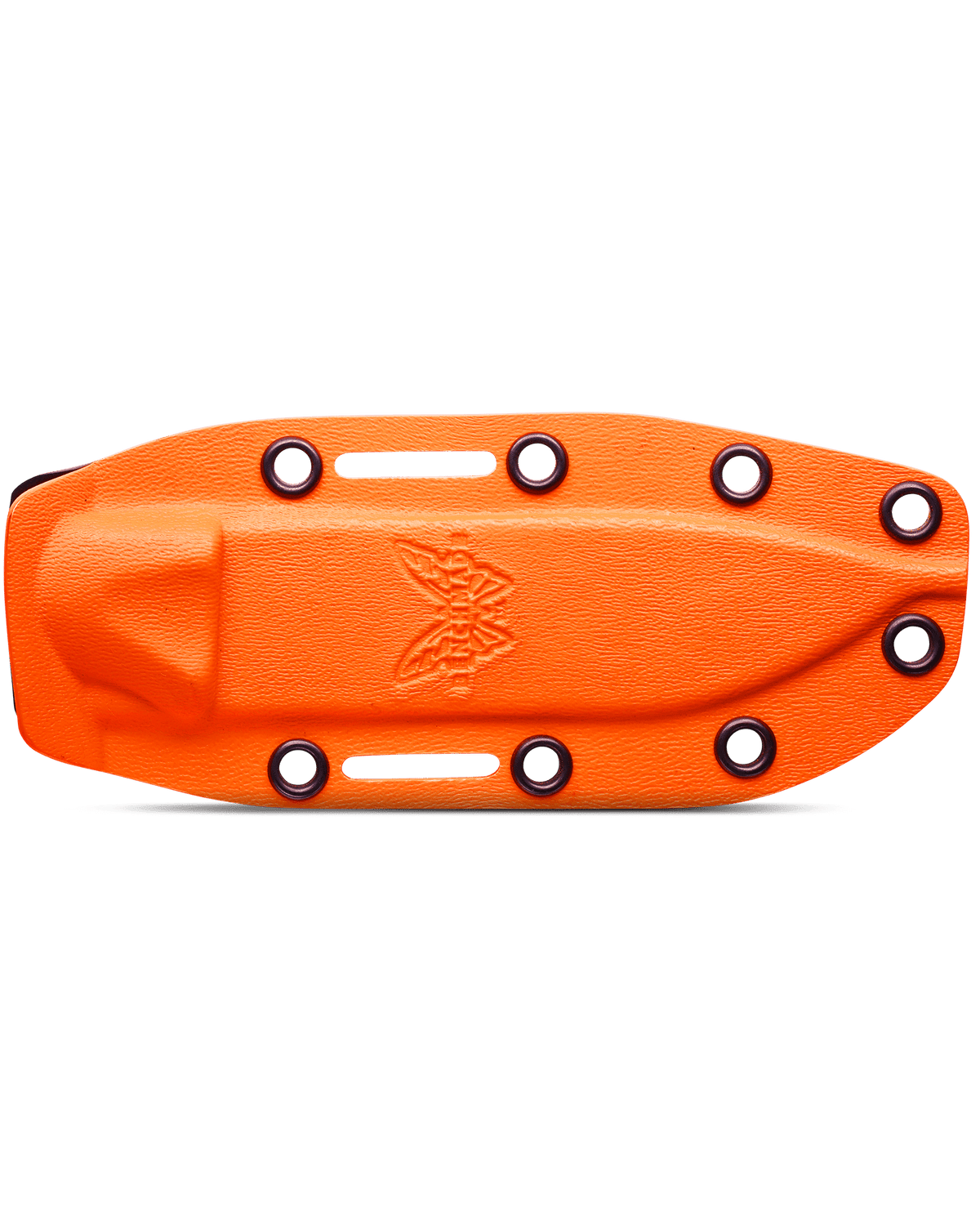 Orange Boltaron 15002 Sheath - Flat Lay Side Profile | Benchmade Knife Co.