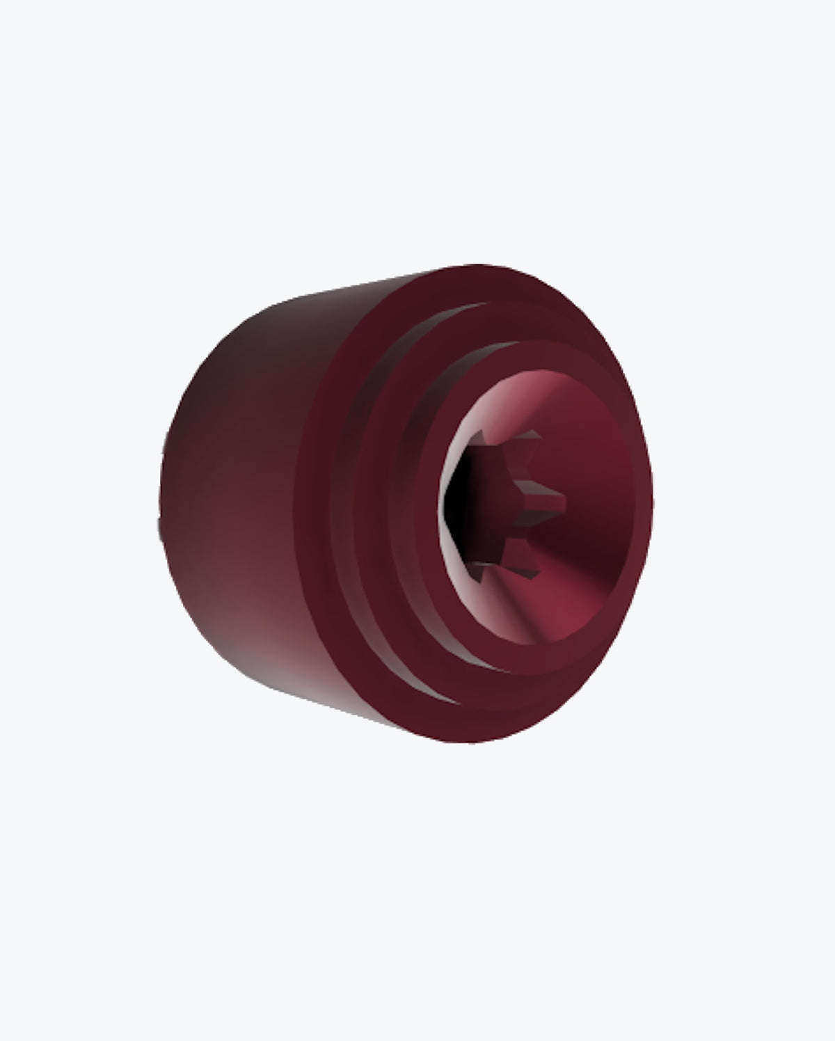 Bordeaux Red Anodized Thumb Stud Replacement Part - Angled View | Benchmade Knife Co.