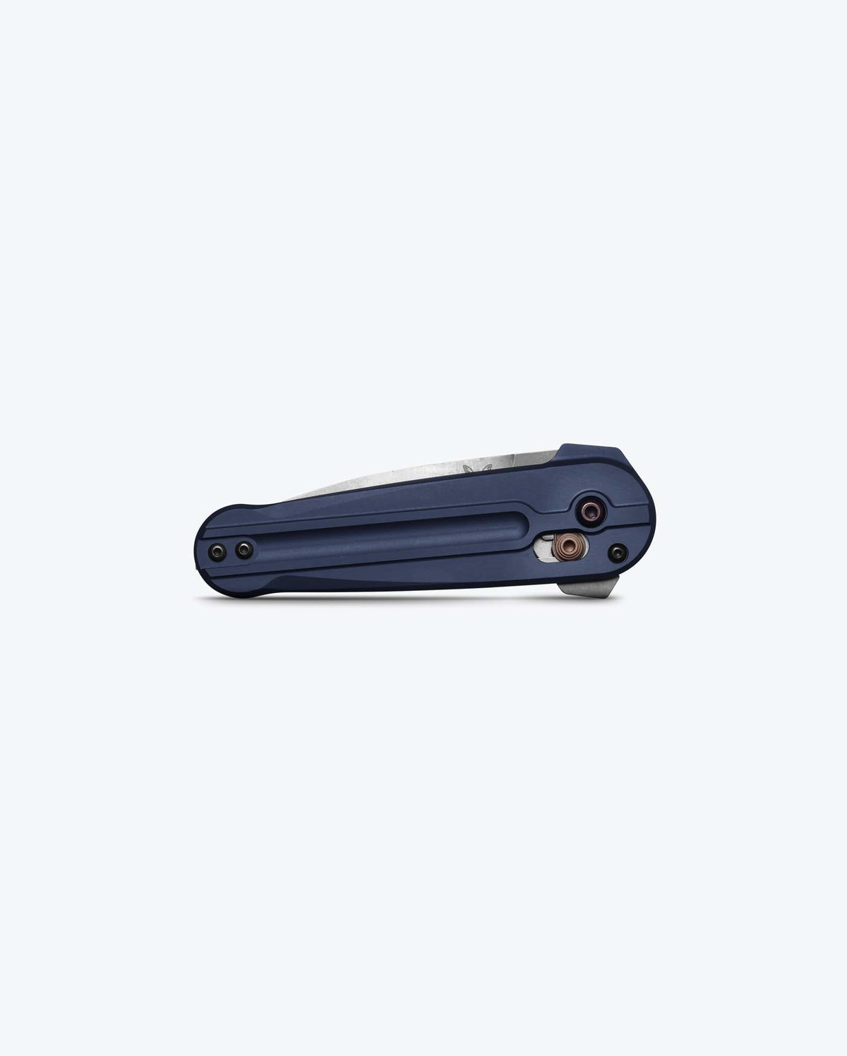 Lowden™ Crater Blue Aluminum Knife - Closed Side Profile | Benchmade Knife Co.