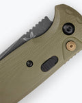 CLA | OD Green G10 Handle Detail - Macro Close Up | Benchmade Knife Co.